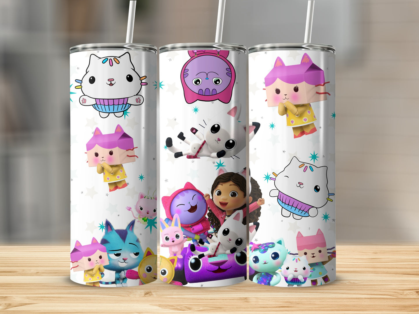 Cute Cartoon Characters Themed Travel Tumbler Cup