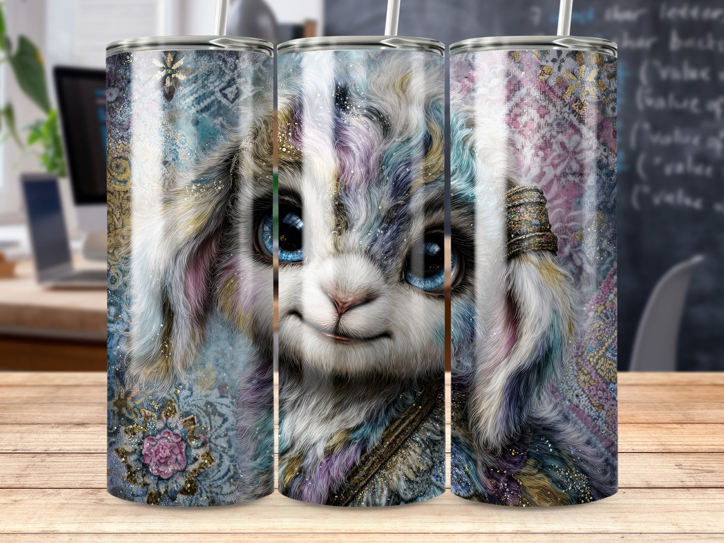 Cute Fantasy Animal Art Design on Tumbler Product