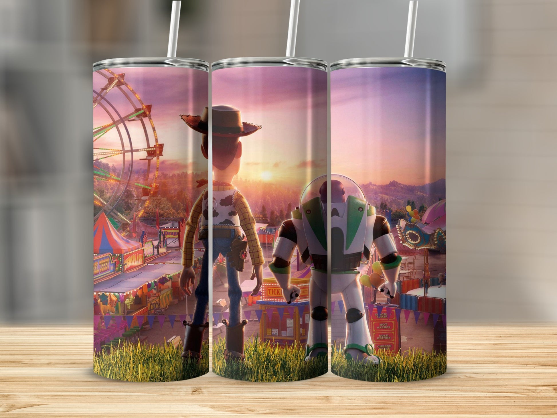 Toy Story Ferris Wheel Scenic Tumbler 20oz Stainless Steel