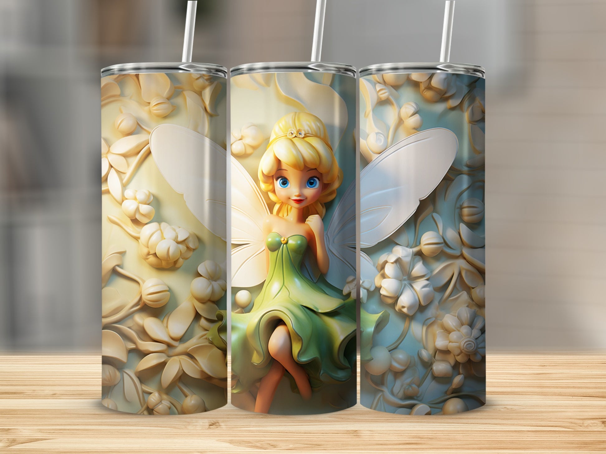 Enchanting Fairy Design Kids Tumbler