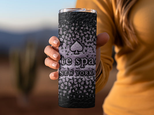 Kate Spade Inspired  New York Lavender Design Stylish Tumblers