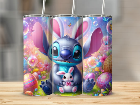 Stitch Easter Bunny Small Bunny Colorful Eggs Bubbles product type