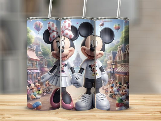 Magical Cartoon Characters Design Insulated Tumbler