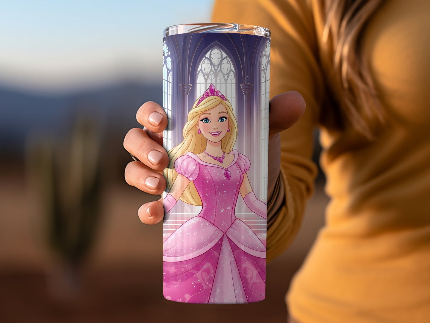 Princess Castle Design Insulated Tumbler Cup