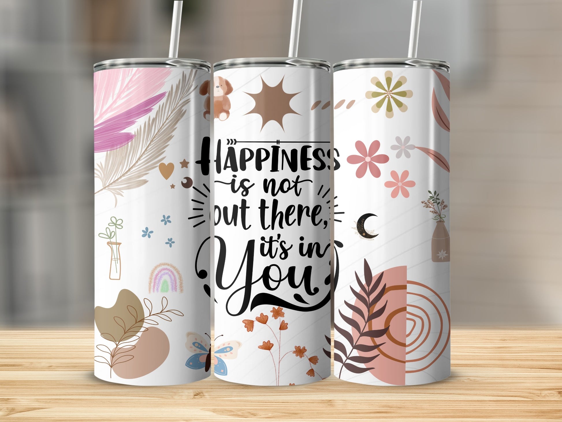Happiness is Not Out There Tumbler Product