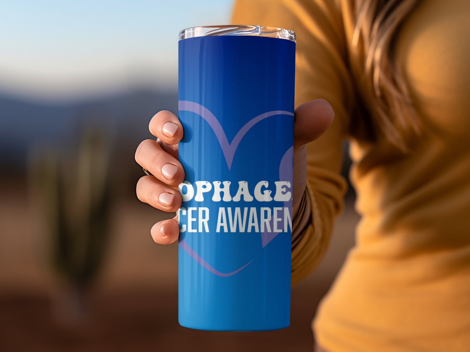 Esophageal Cancer Awareness Tumbler