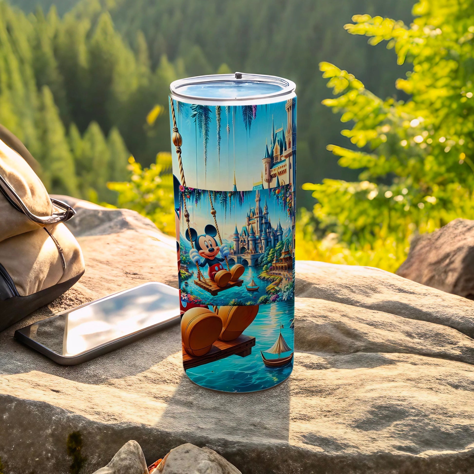 Magical Cartoon Castle and Character Design Tumbler