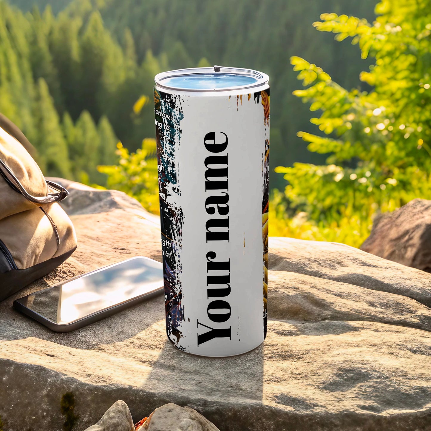 Personalized Your Name Insulated Tumbler Flask Cup