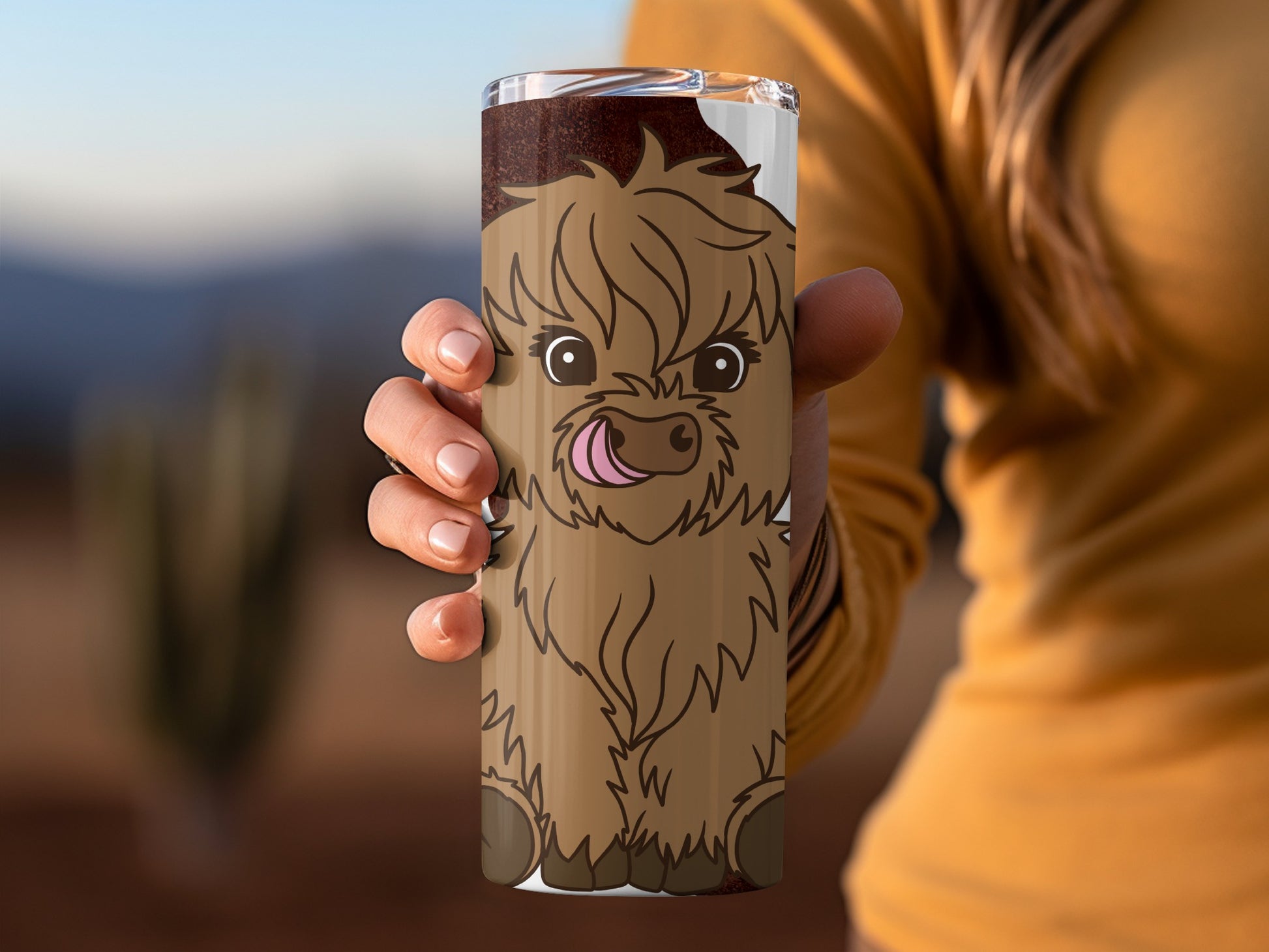 Cute Cartoon Dog Design Insulated Tumbler Cup