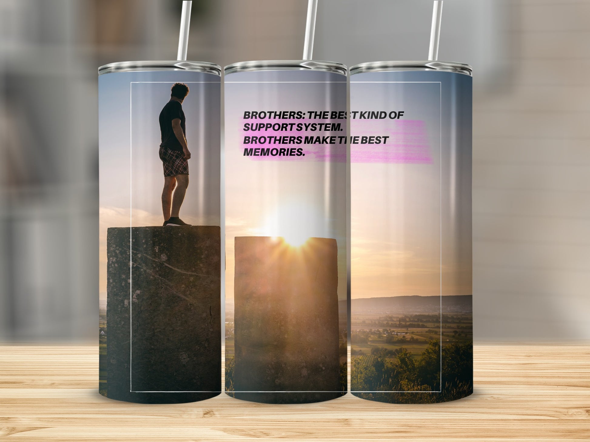 Brothers The Best Kind Of Support System Memories Tumbler