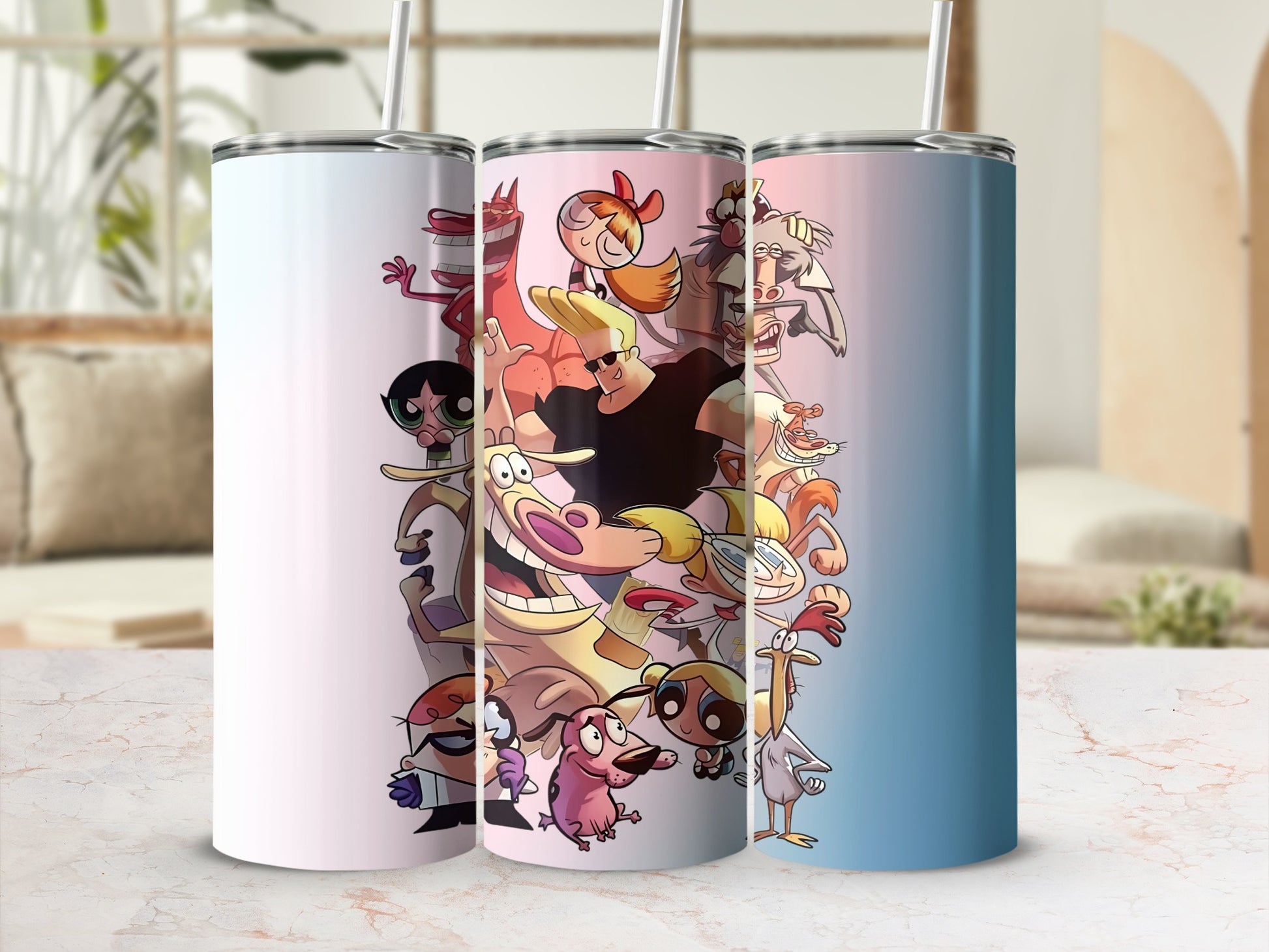 Classic Cartoon Characters Design Tumbler Cup Product