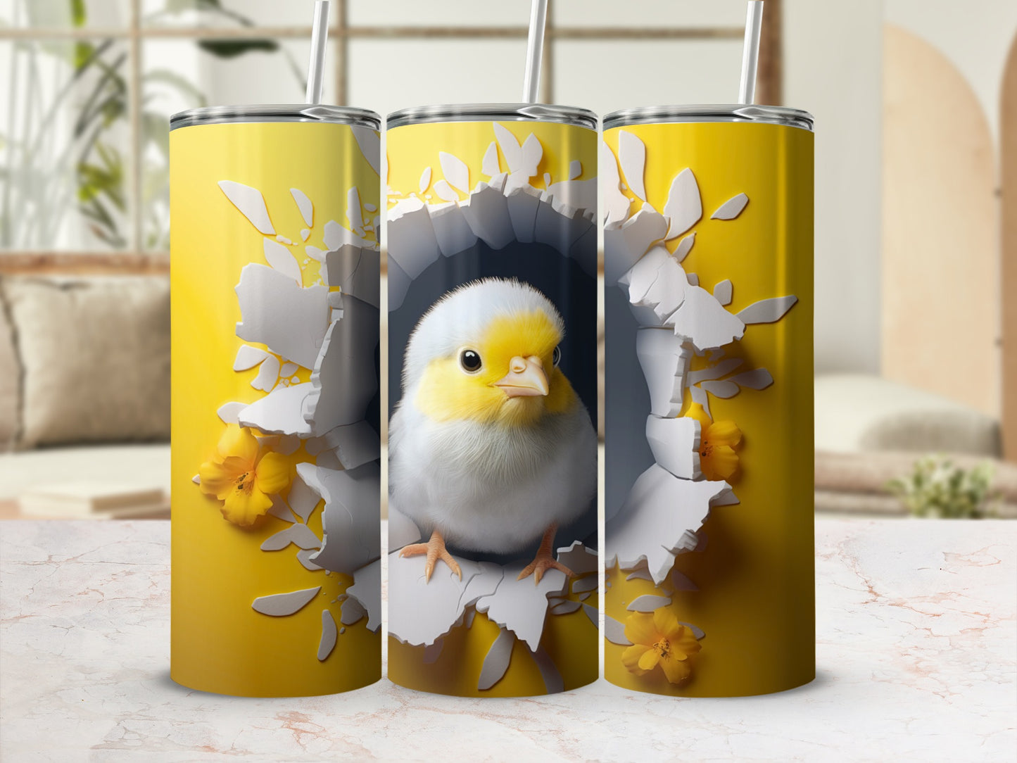 Yellow Chick Broken Shell Blossoms product type