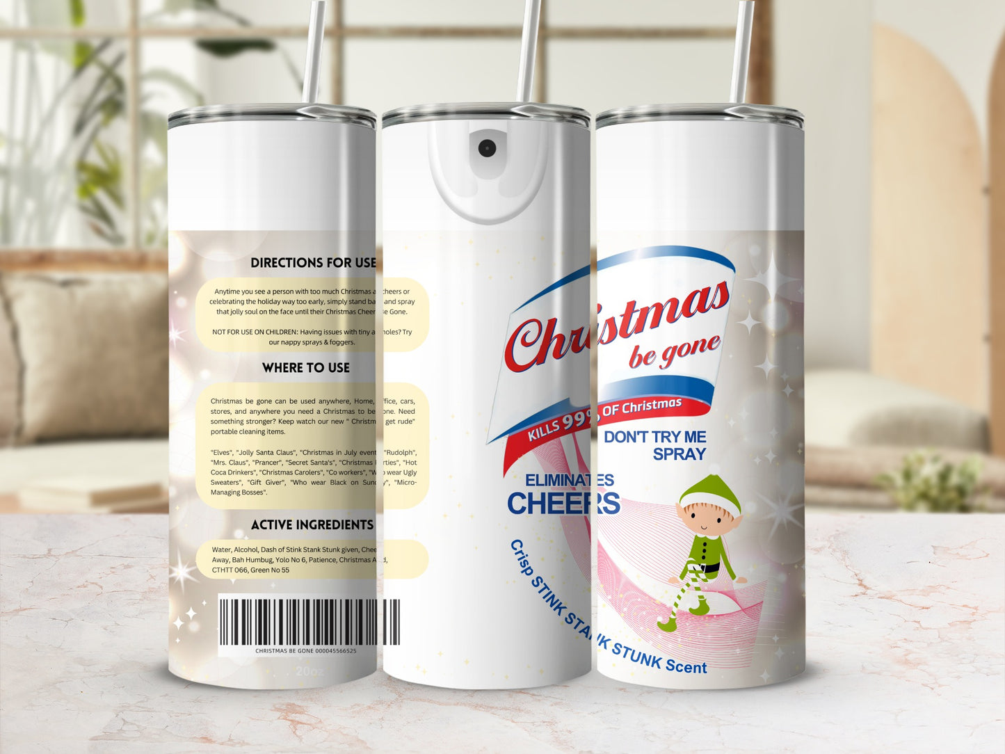 Christmas Be Gone Kills 99 Percent of Christmas Spray