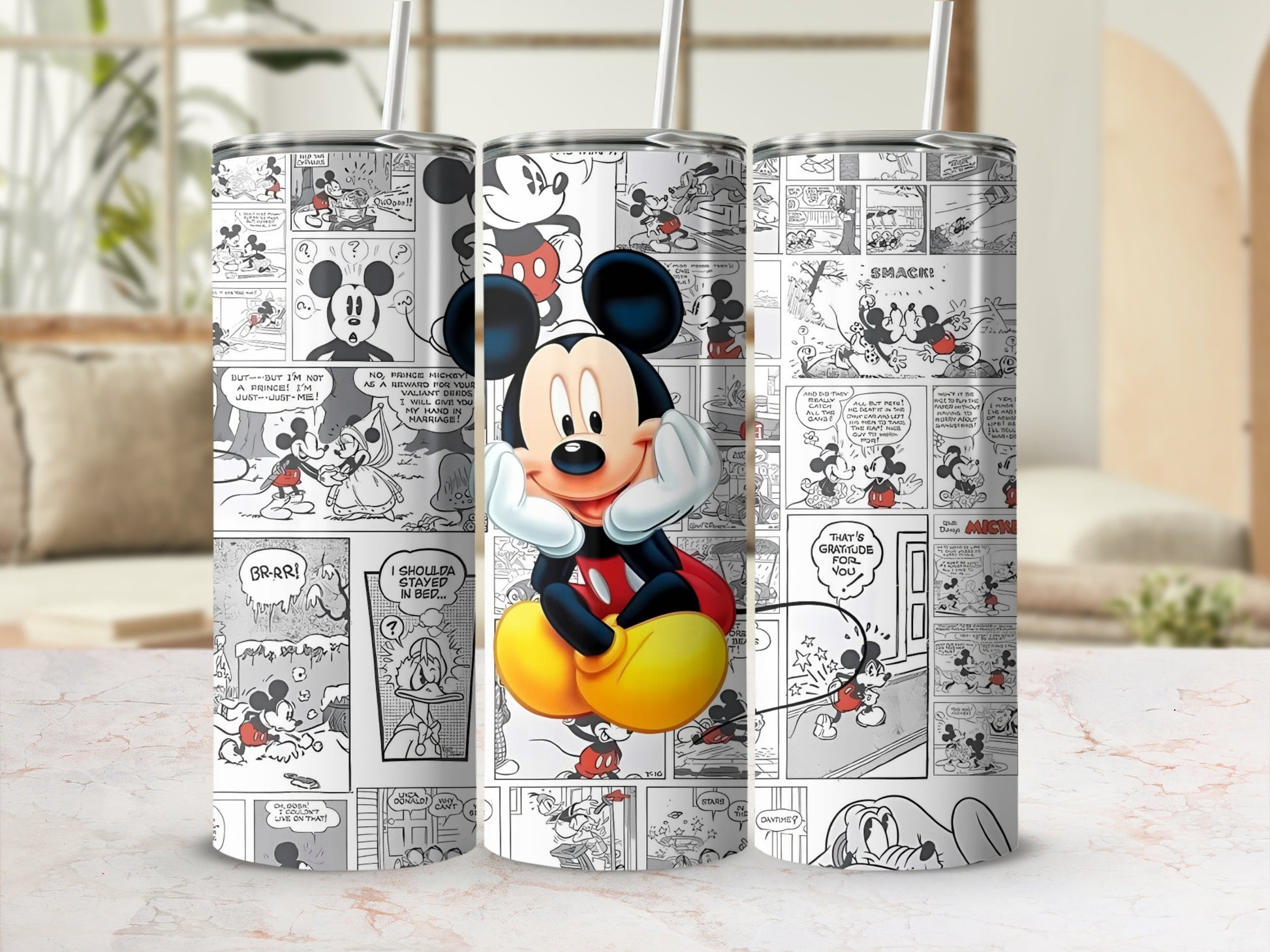 Classic Cartoon Character Comic Strip Themed Tumbler