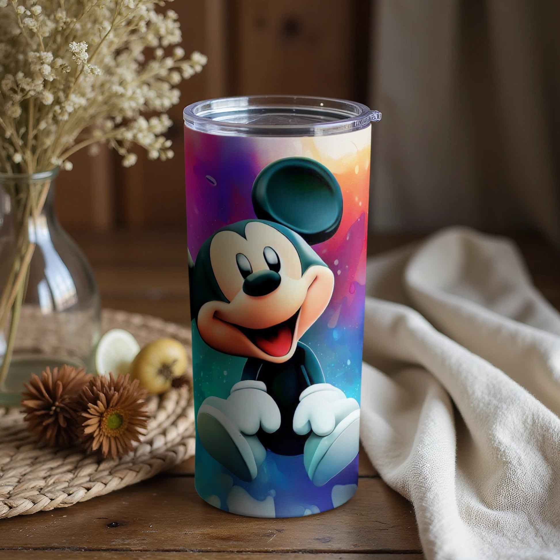 Colorful Animated Character Vivid Travel Tumbler
