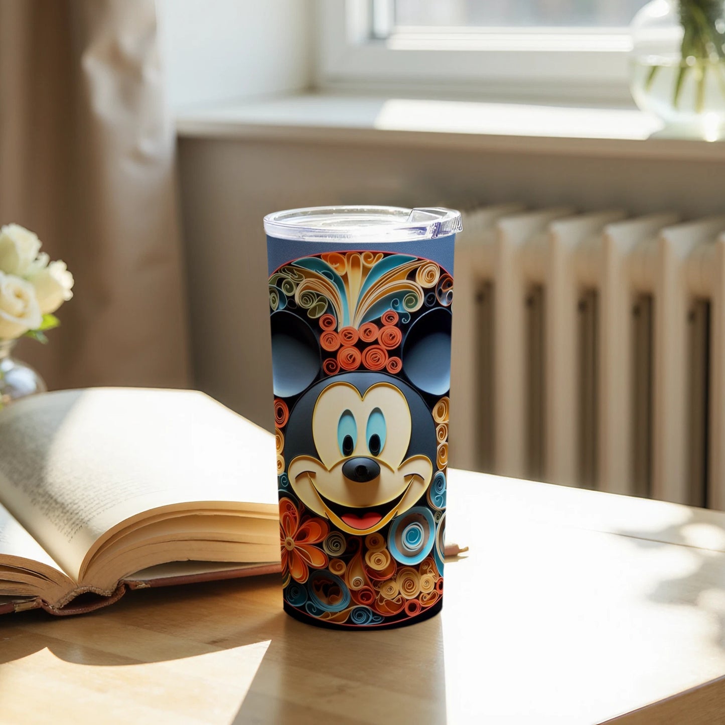 Colorful Disney Mickey Design Insulated Tumbler