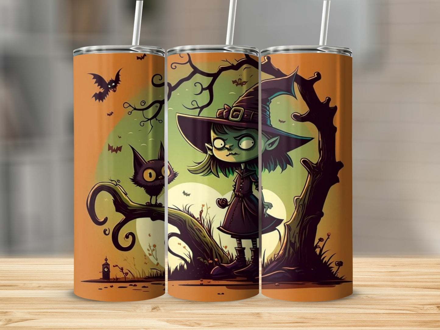 Halloween Themed Witch Design Tumbler Product