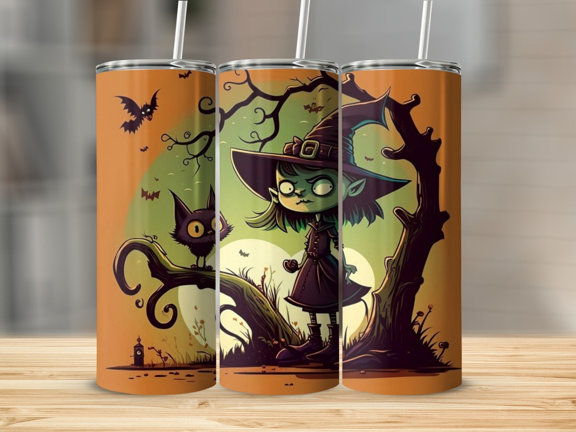 Halloween Themed Witch Design Tumbler Product