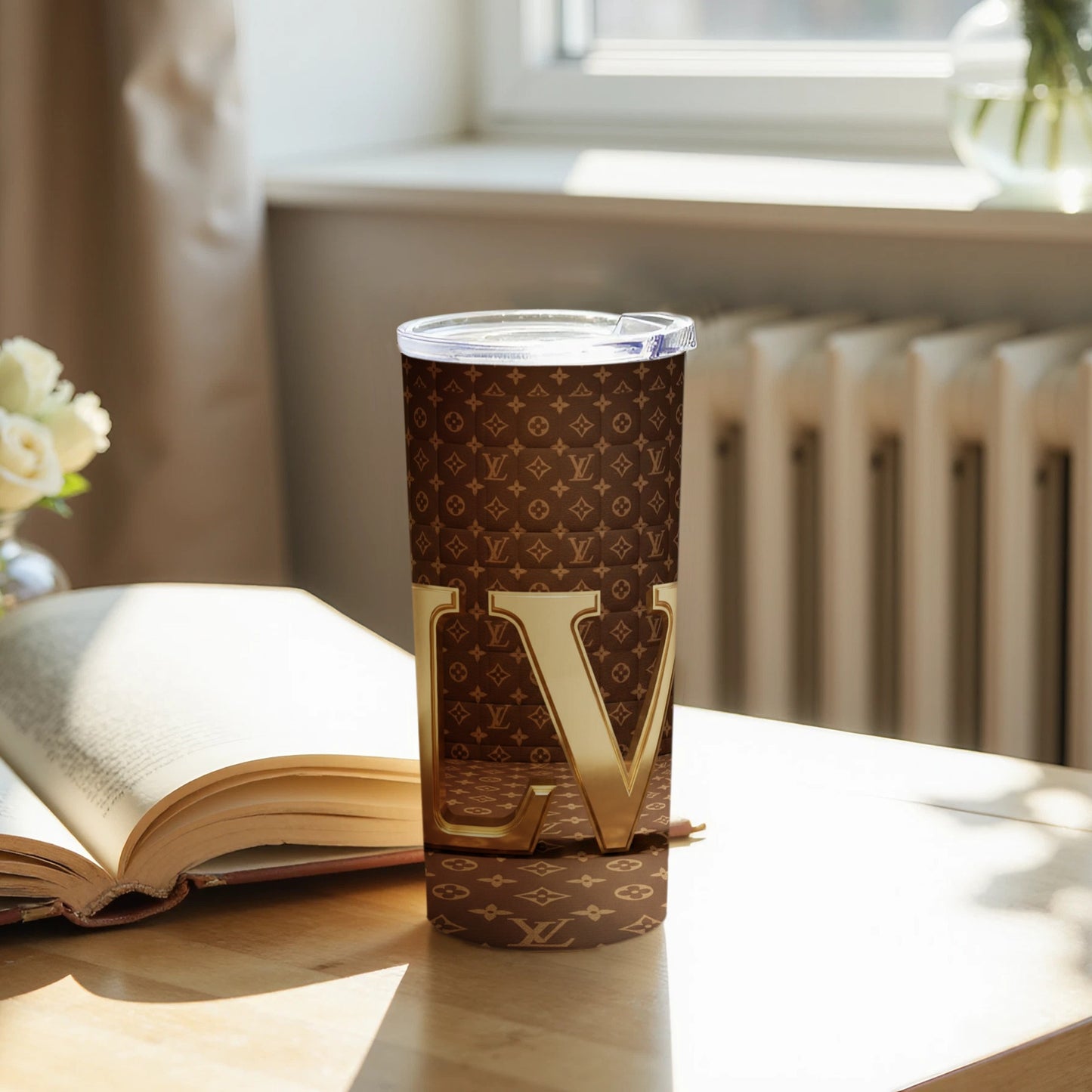 Luxurious Designer Patterned Insulated Tumbler Cup