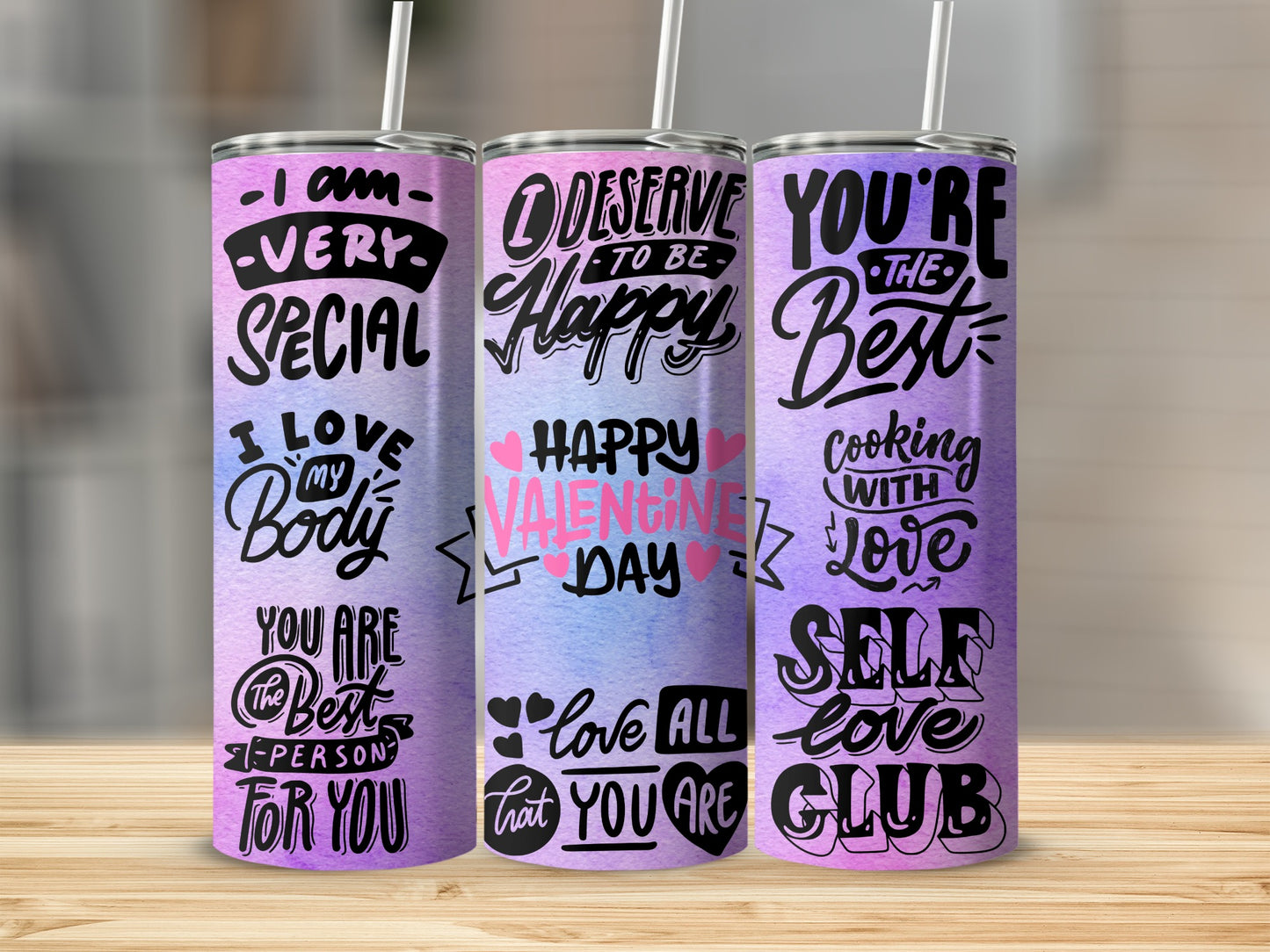 I Deserve To Be Happy Happy Valentines Day tumbler