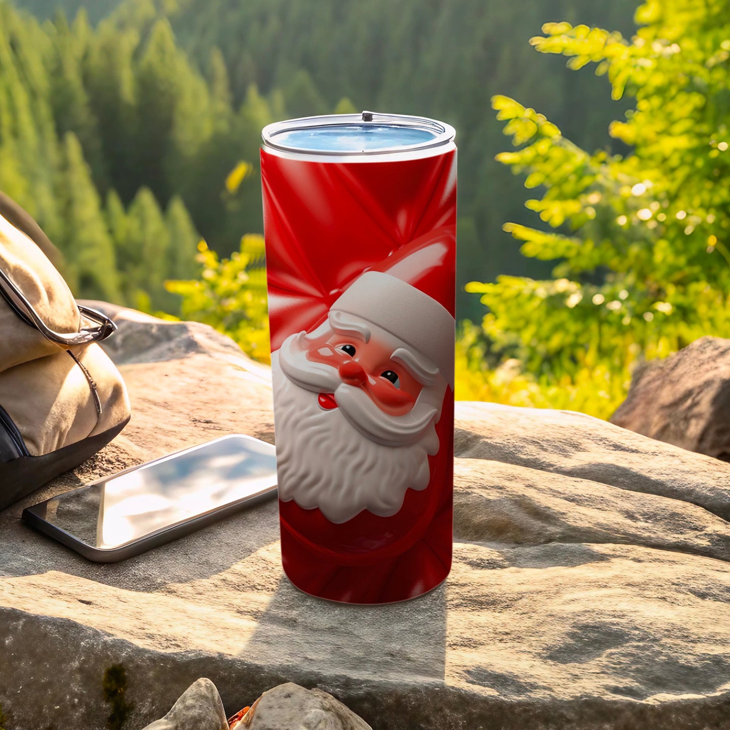 Santa Claus Design Tumbler for Holiday Cheer