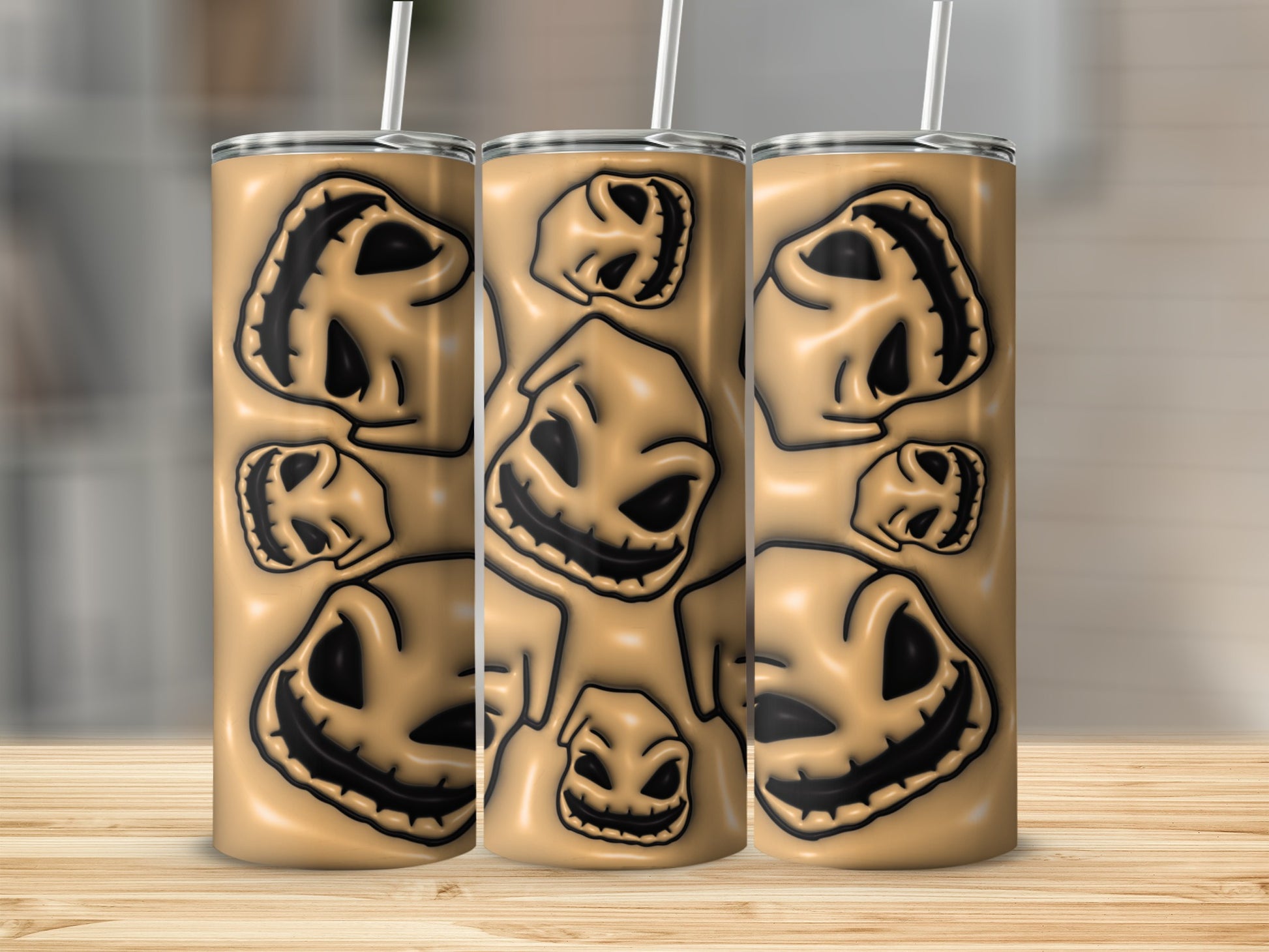 Halloween Spooky Smiling Jack-O-Lantern Tumbler Cup