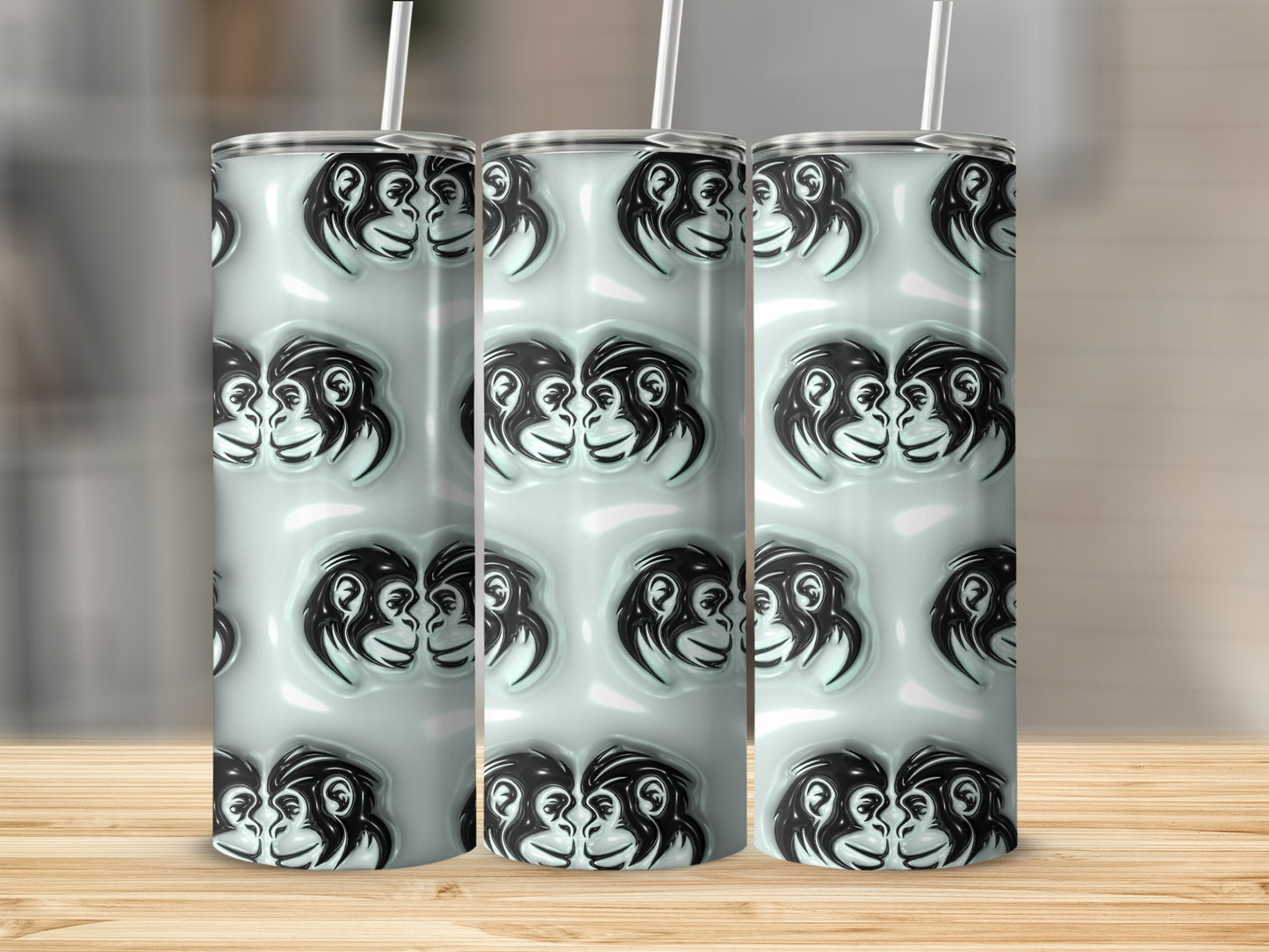 Elegant Gorilla Animal Print Triple Pack product