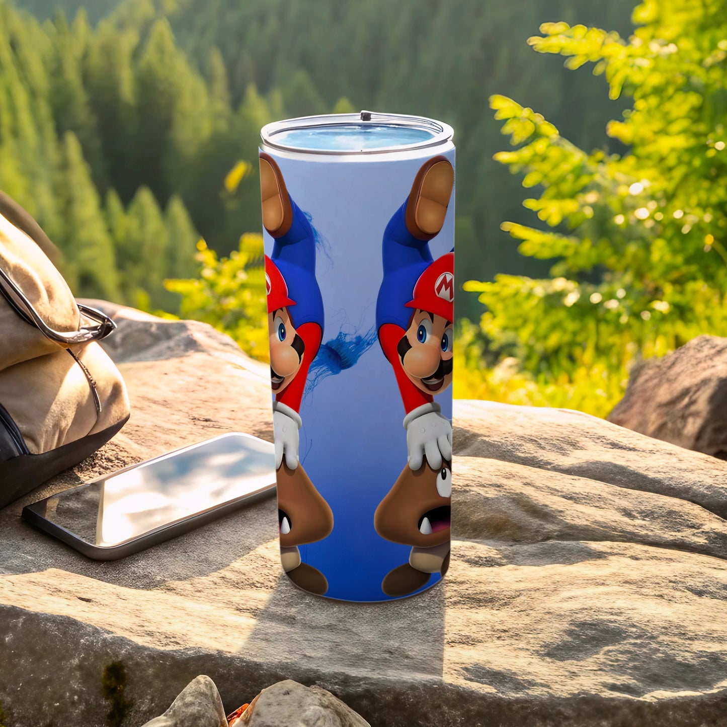 Mario Design Insulated Tumbler for Outdoor Adventures