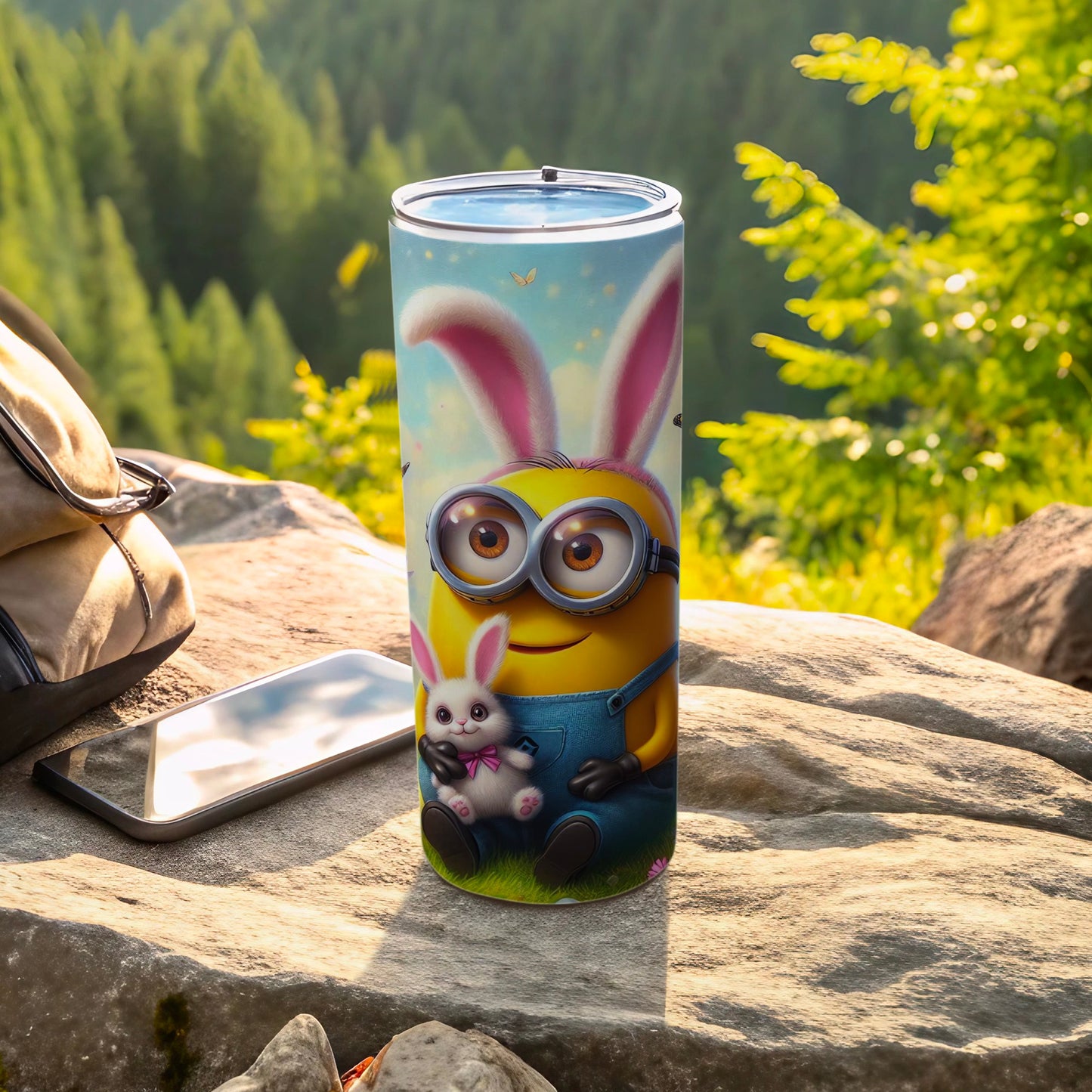 Minion Easter Bunny Rabbit Goggles Character Tumbler product type