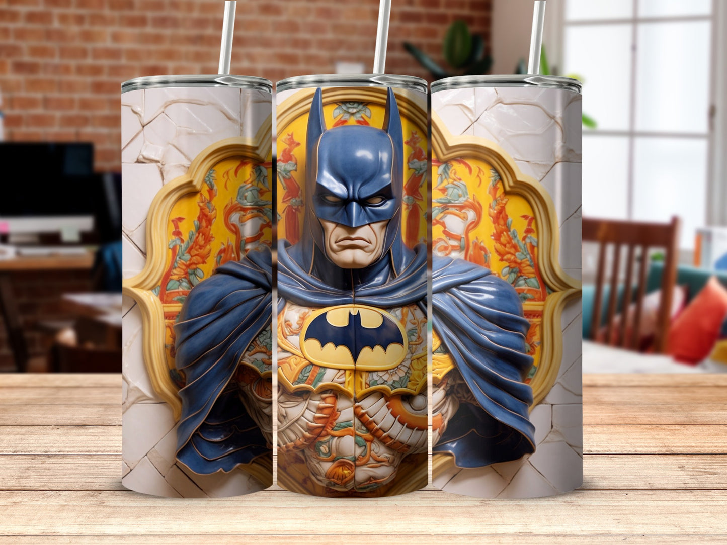 Mighty Bat Superhero Stainless Steel Tumbler