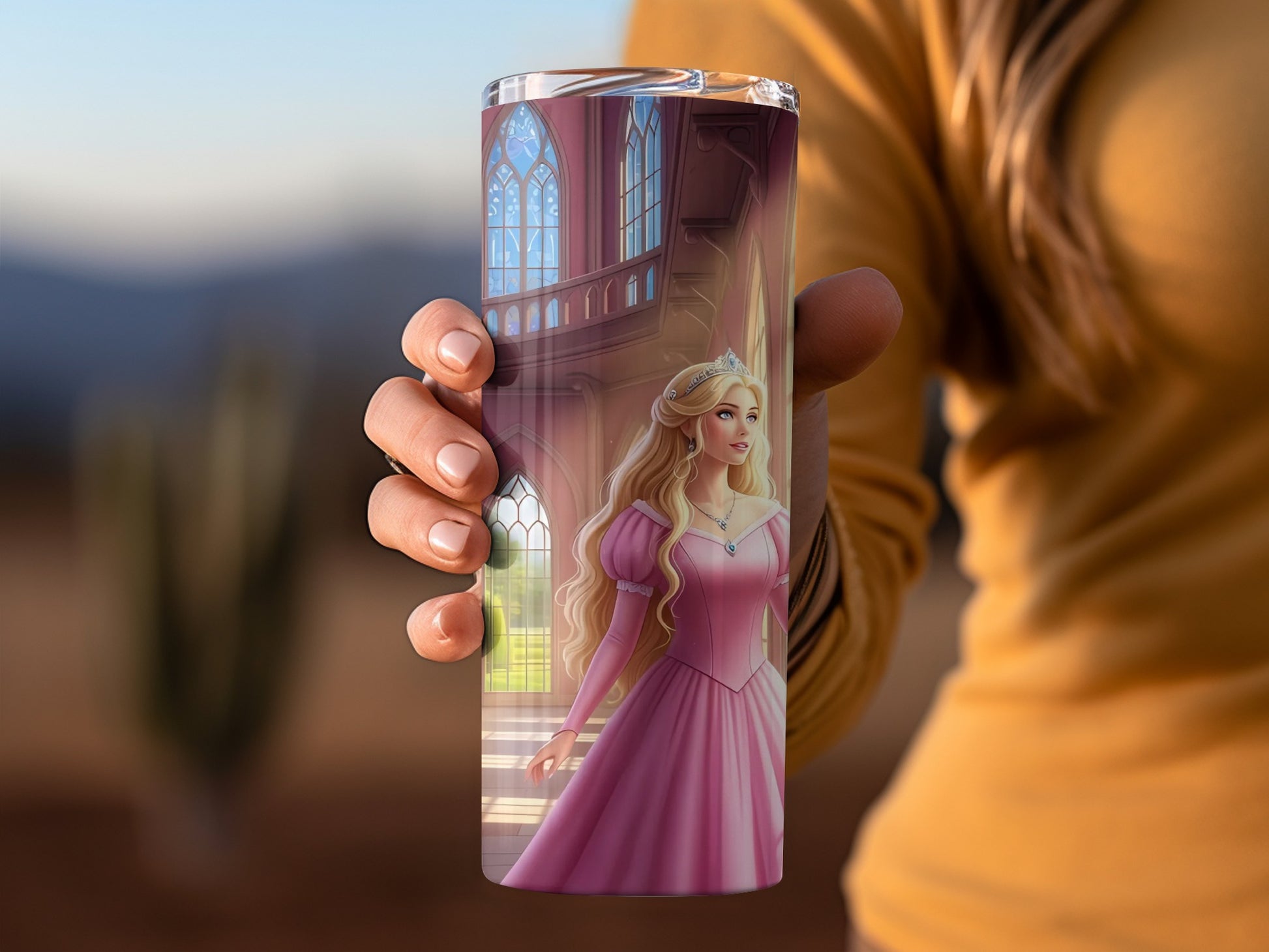Enchanting Princess Theme Travel Mug for Everyday Use