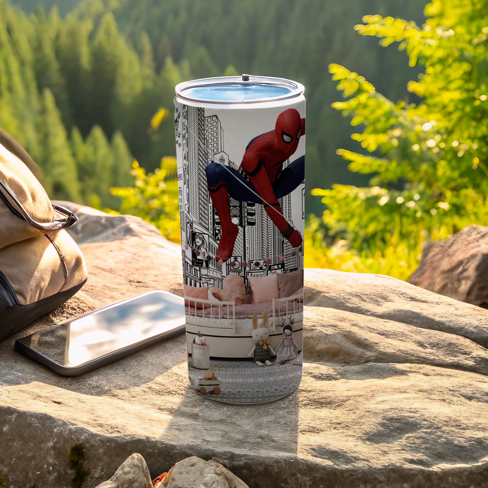 Spider-Man City Skyline Insulated Tumbler for Drinks