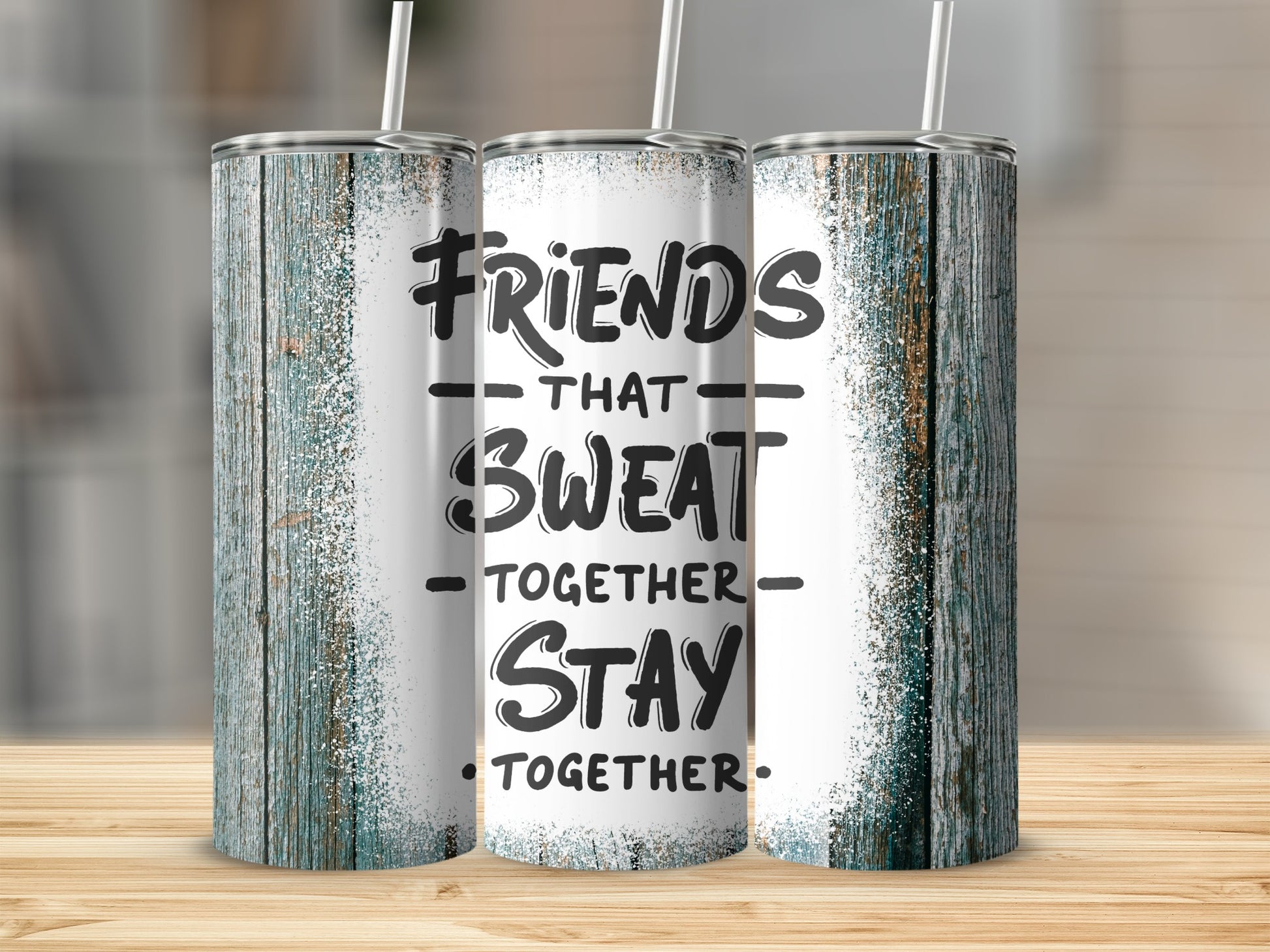 Friends That Sweat Together Stay Together tumbler