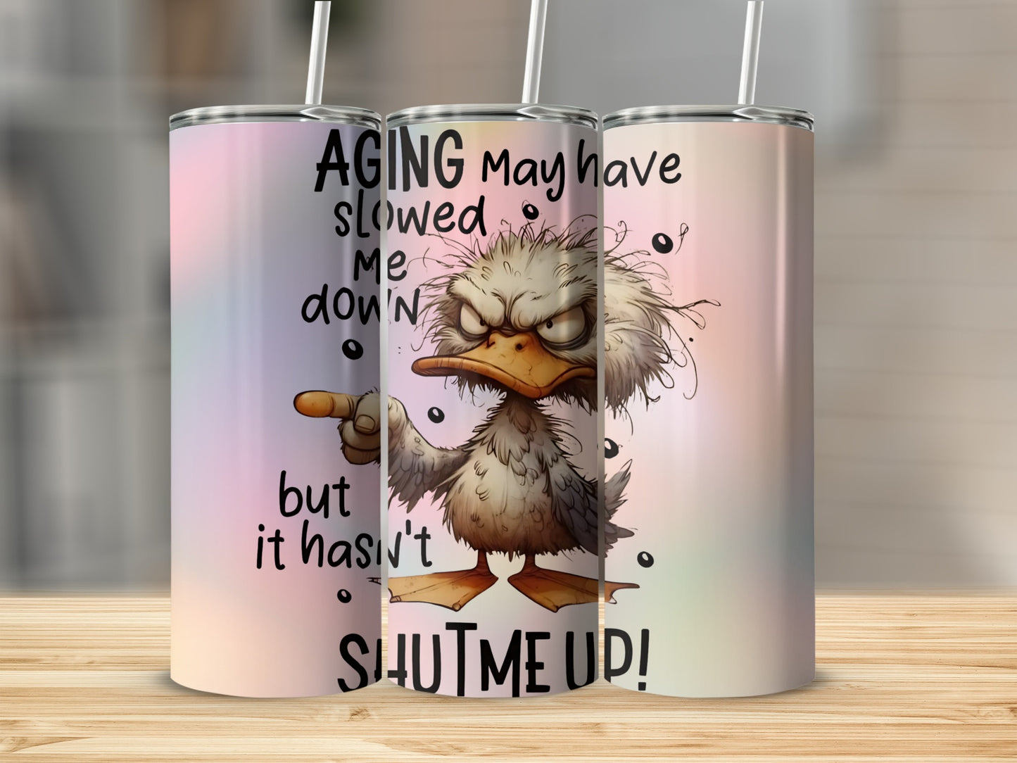 Aging May Have Slowed Me Down Funny Tumbler