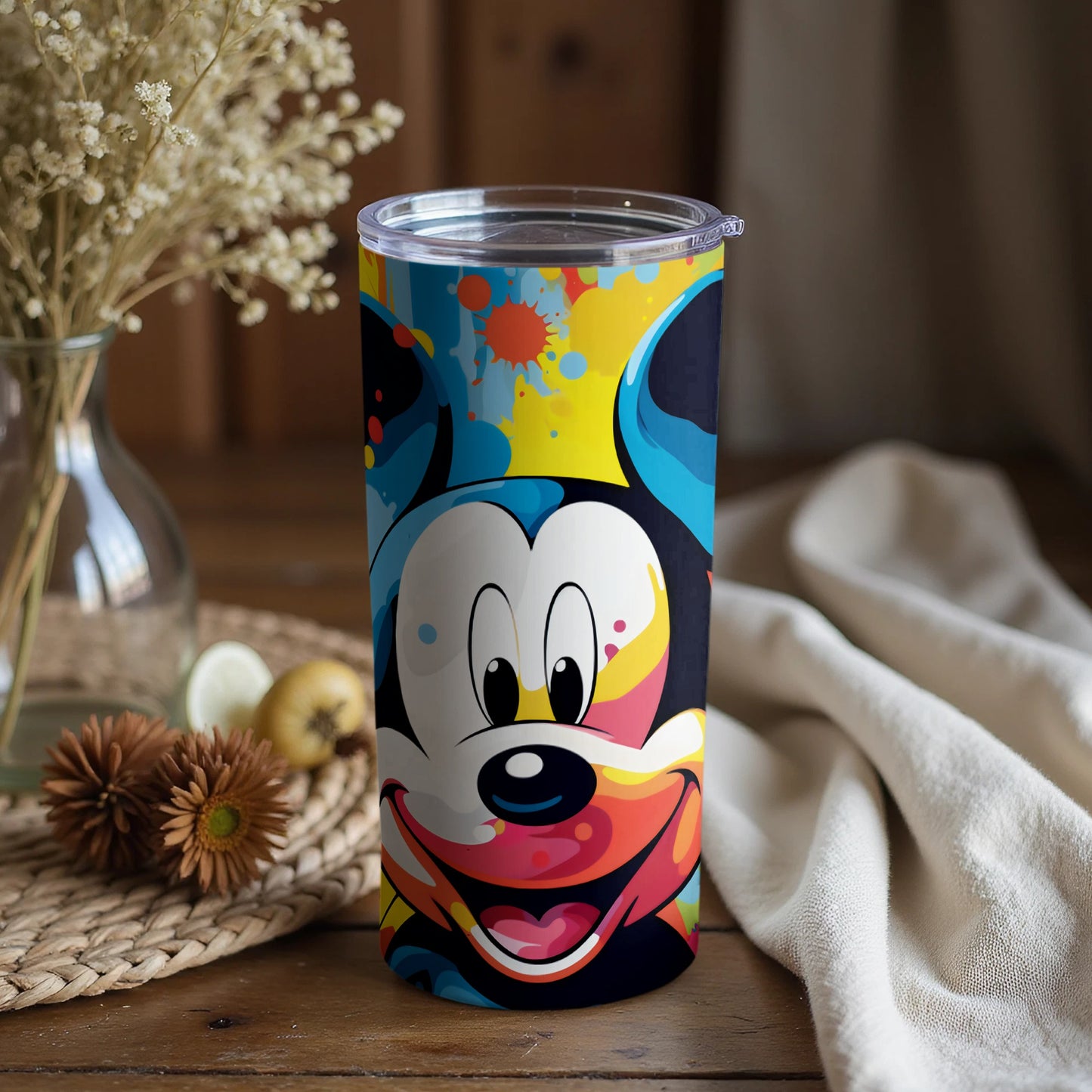 Colorful Vibrant Design Insulated Tumbler Perfect for Drinks