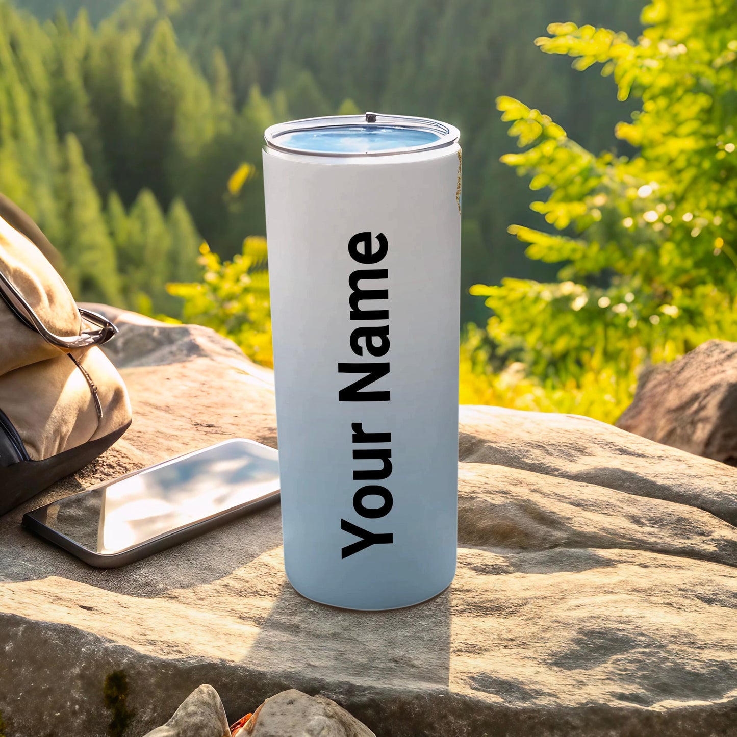Customizable Your Name Travel Coffee Tumbler