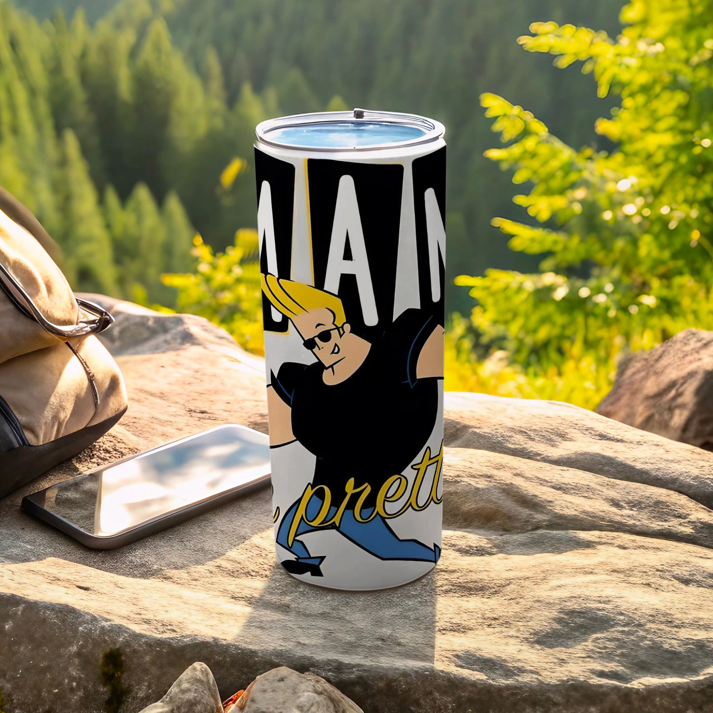 Funny Cartoon Character Design Travel Tumbler