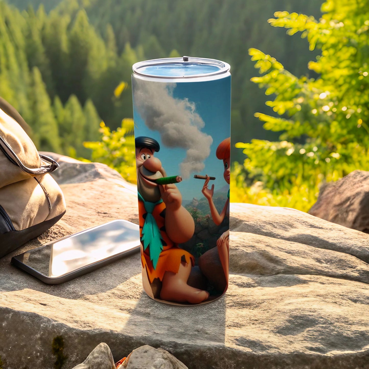 Unique Cartoon Character Design Travel Mug Tumbler