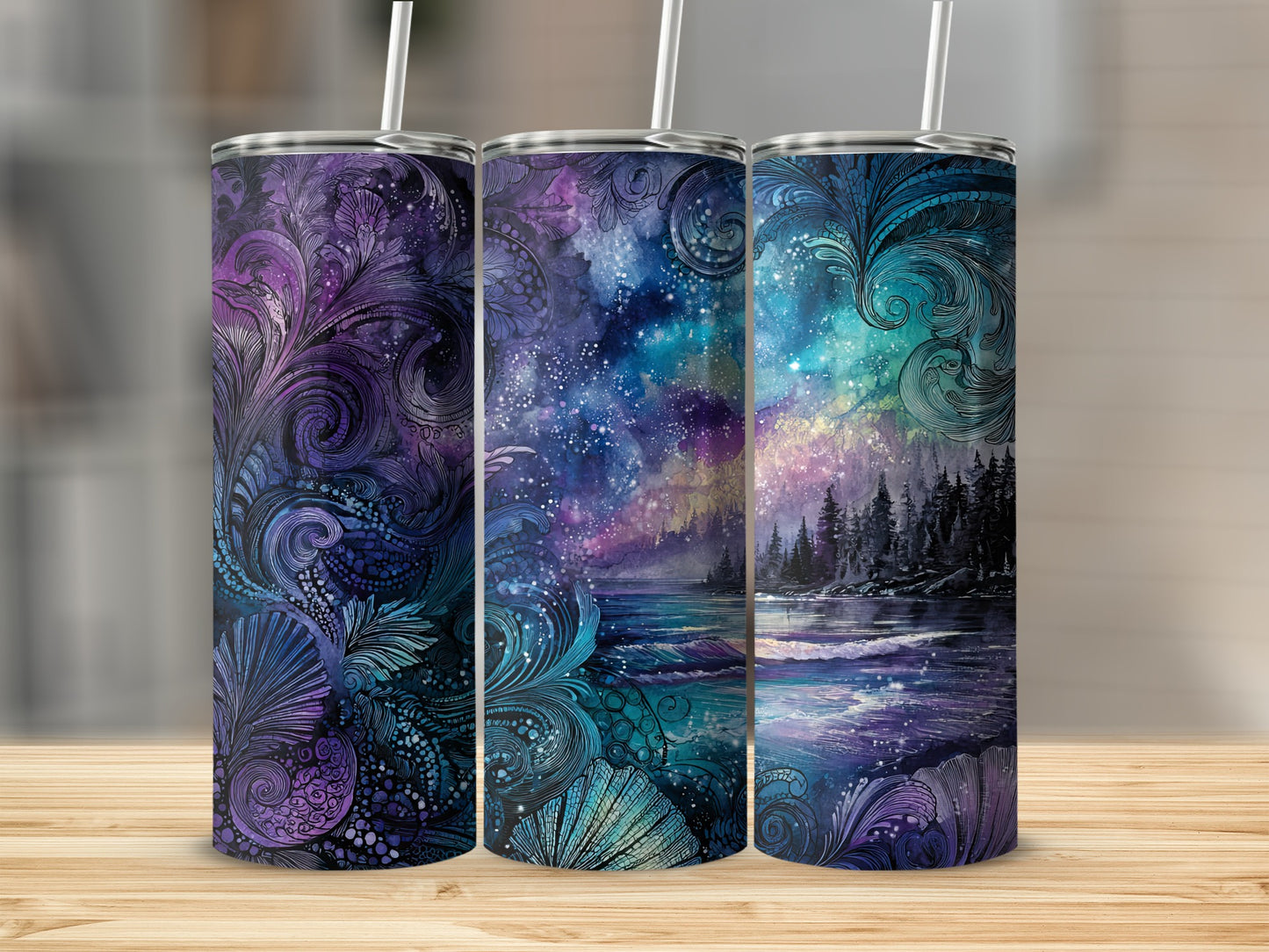 Beautifully Crafted Tumbler with Stunning Artwork