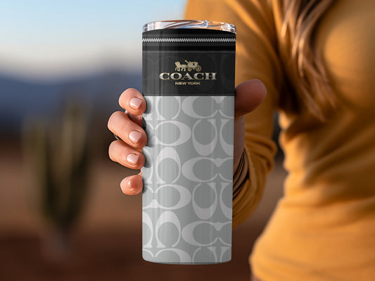Luxury Coach New York Branded Travel Mug