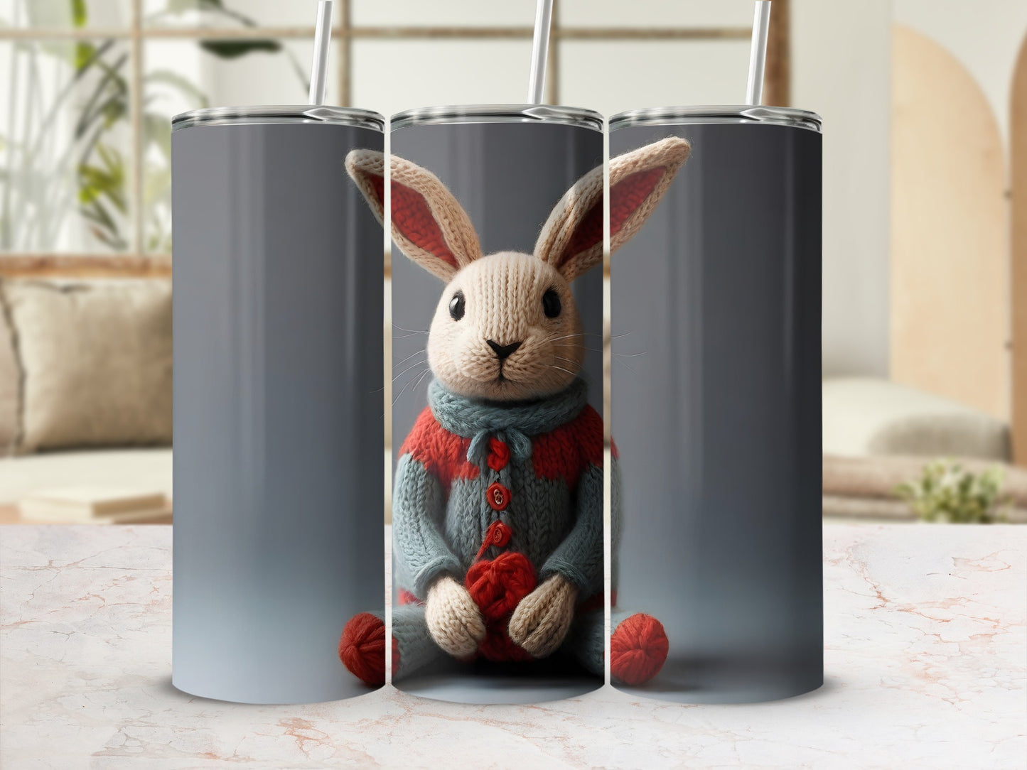 Adorable Bunny Holding Red Heart Decoration product type
