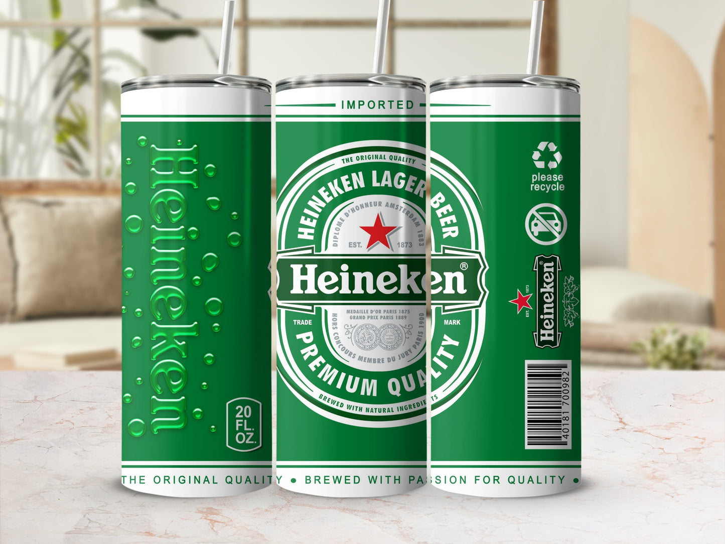 Heineken Brewed With Passion For Quality Tumbler product type