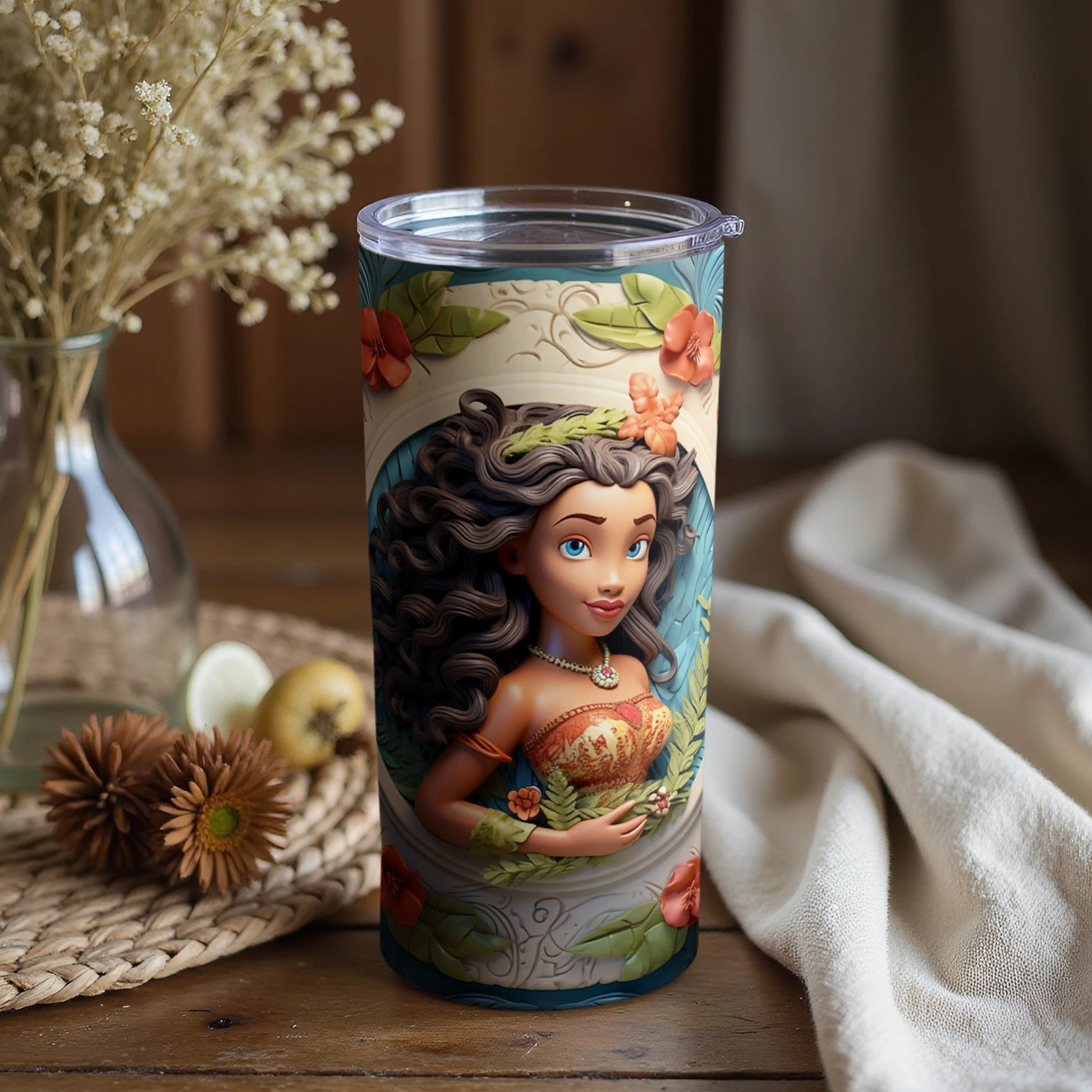 Beautifully Designed Beverage Insulated Tumbler