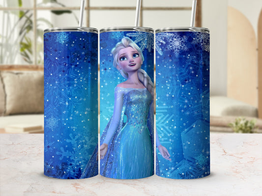 Snow Queen Themed Tumbler for All Ages
