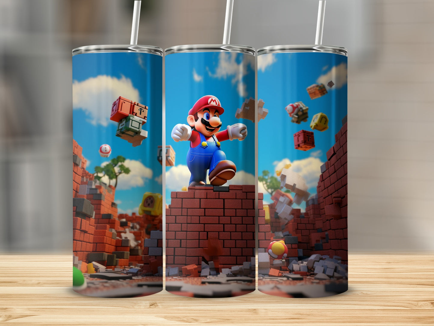 Super Mario World Insulated Stainless Steel Tumbler