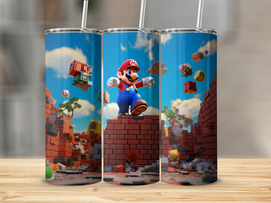 Super Mario World Insulated Stainless Steel Tumbler