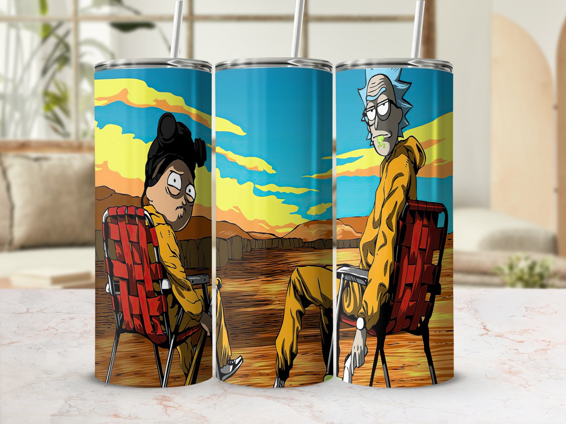 Cartoon Character Design Insulated Tumbler Flask Cup
