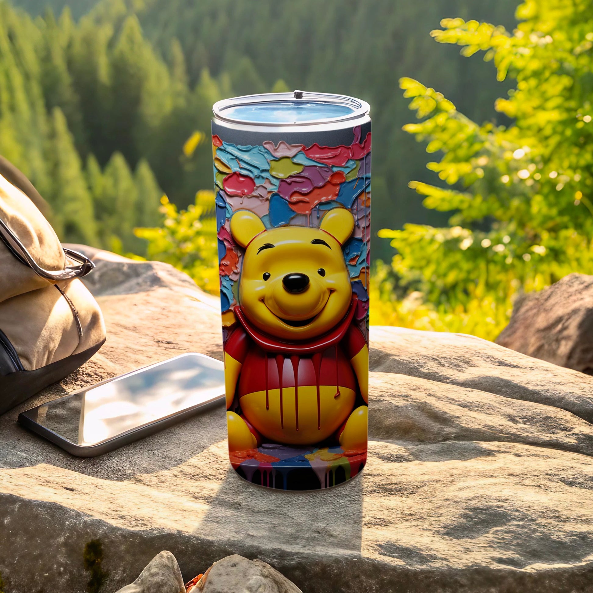 Vibrant Character Insulated Tumbler for Outdoor Adventures