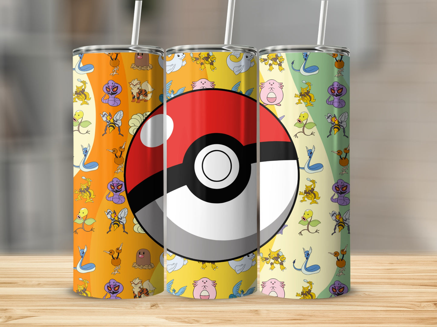 Colorful Cartoon Characters Stainless Steel Tumbler