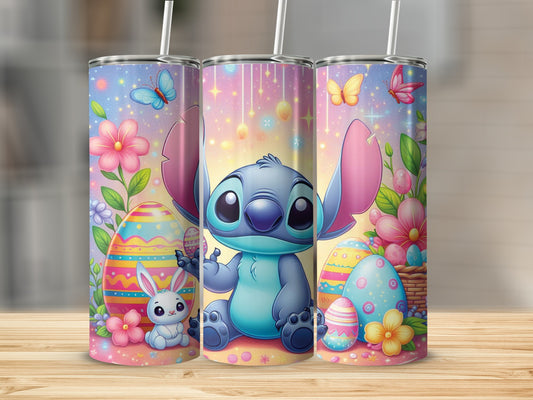 Stitch Easter Bunny Eggs Butterfly Flowers product type